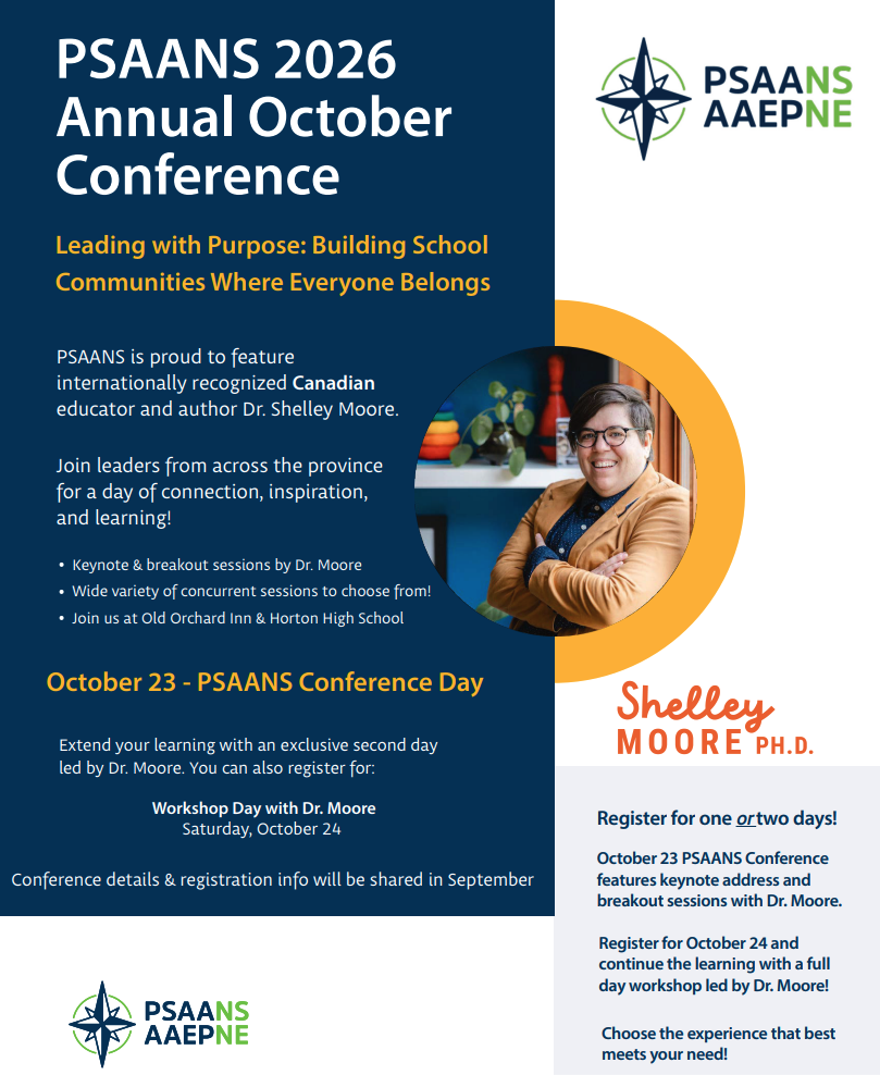 Dr. Shelley Moore Conference PSAANS